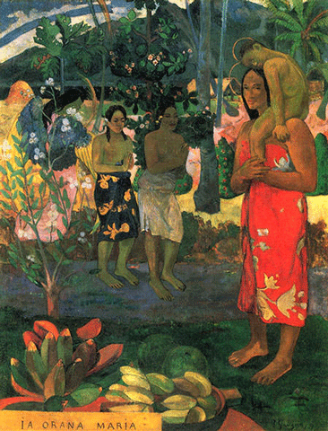 reproductie Ia Orana Maria van Paul Gauguin